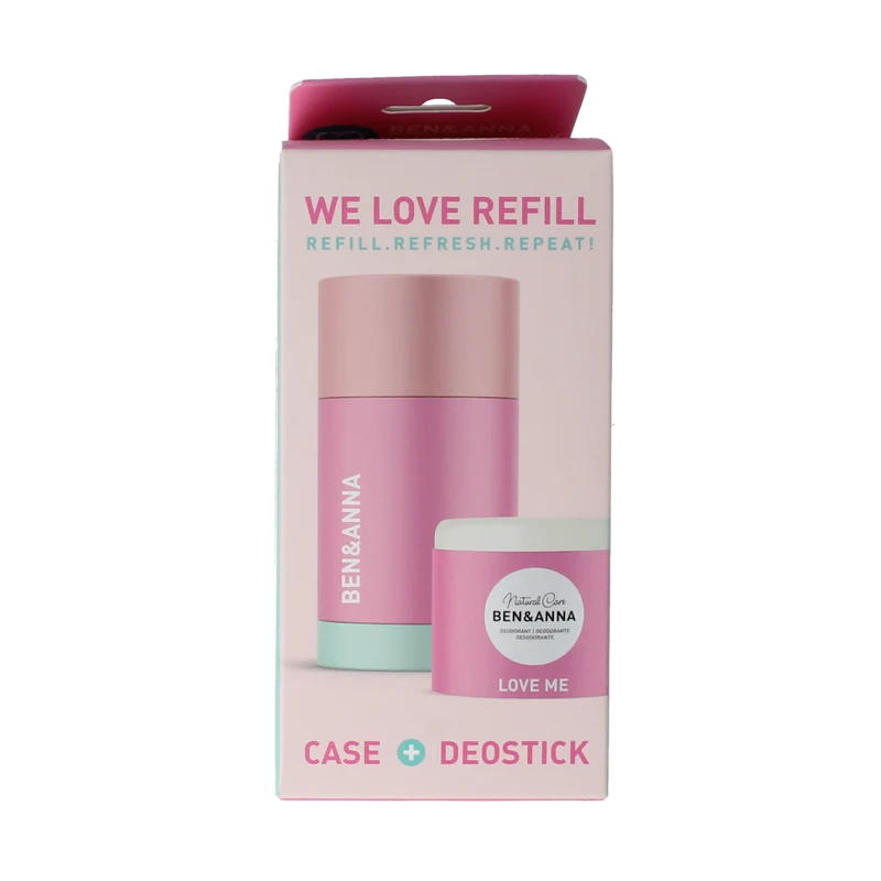 Ben & Anna Deostick love me case en refill 40.00 Gram