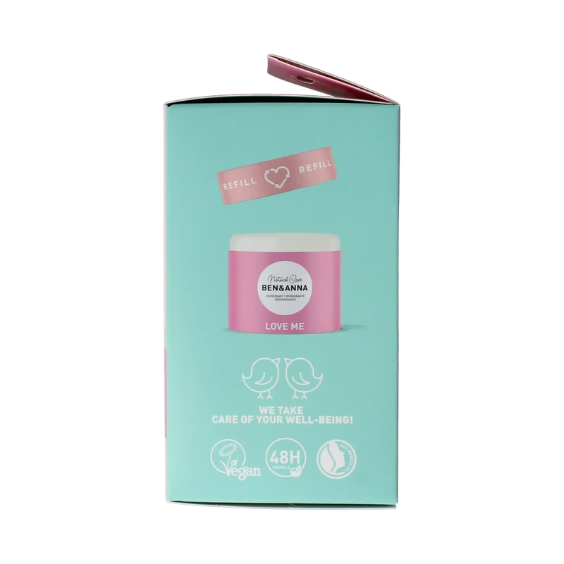Ben & Anna Deostick love me case en refill 40.00 Gram