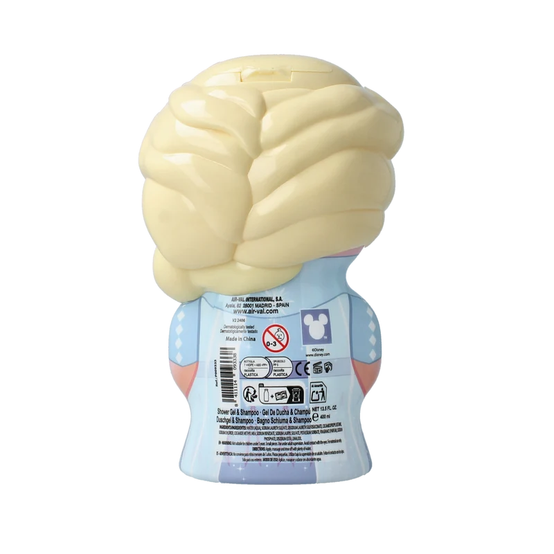 Air-Val Frozen Elsa 2D figure shower & shampoo 400.00 Milliliter