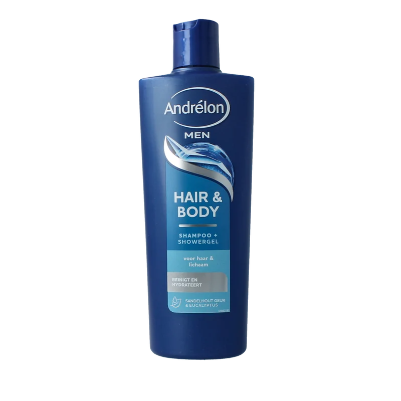 Andrelon Shampoo men hair & body 400.00 Milliliter