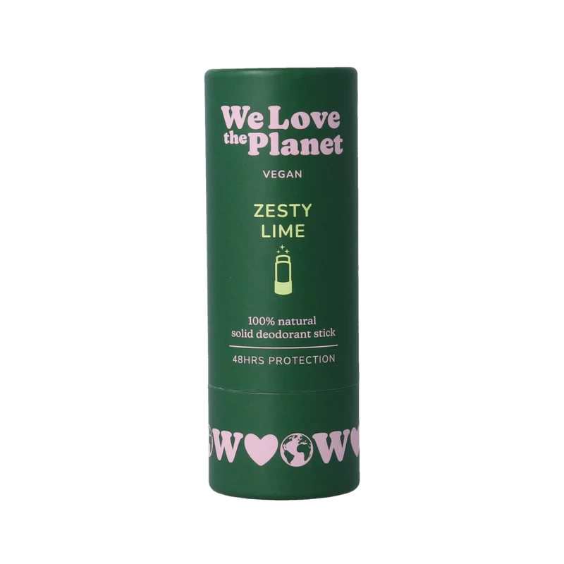 We Love The Planet Deodorant stick zesty lime 40.00 Gram