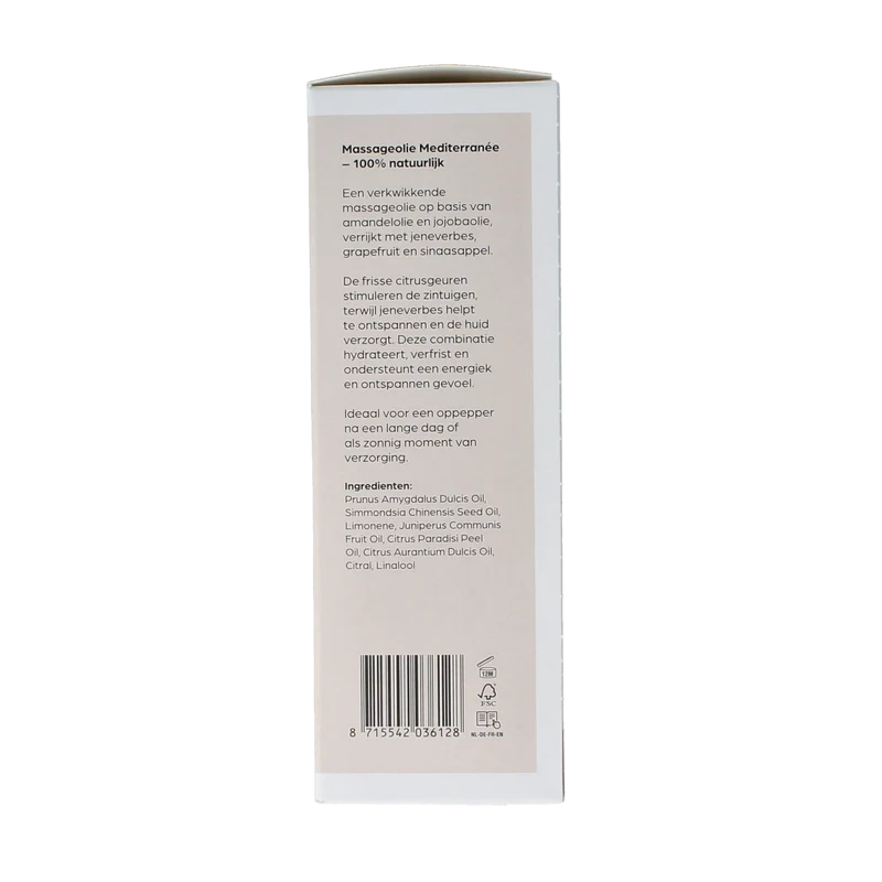 Volatile Massageolie mediterranee glas met pomp 100.00 Milliliter