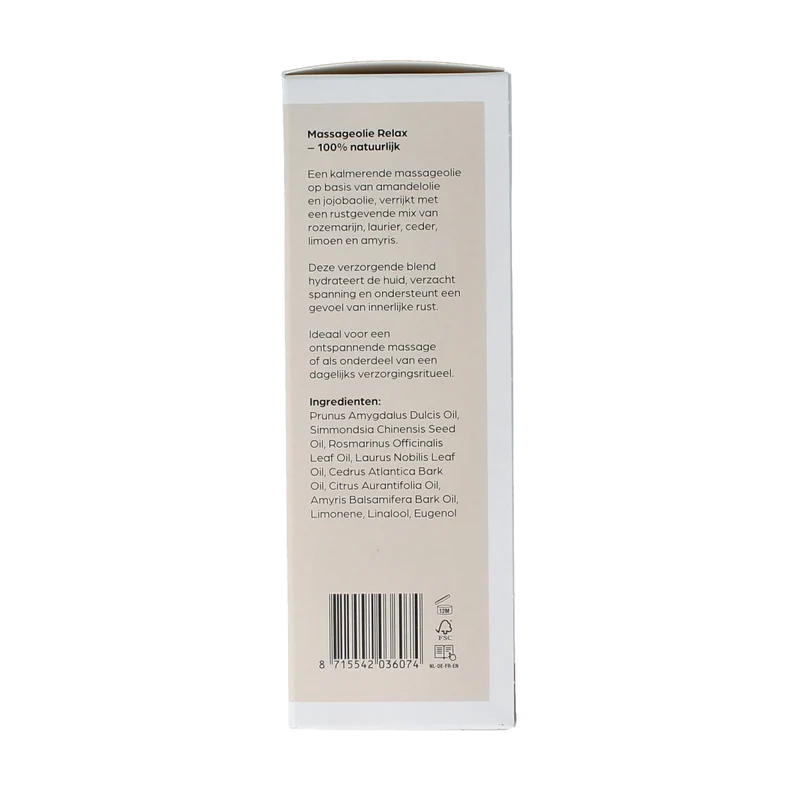 Volatile Massageolie relax glas met pomp 100.00 Milliliter