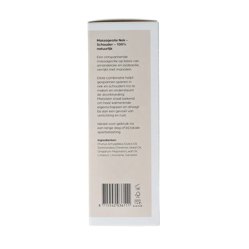 Volatile Massageolie nek/schouder glas met pomp 100.00 Milliliter