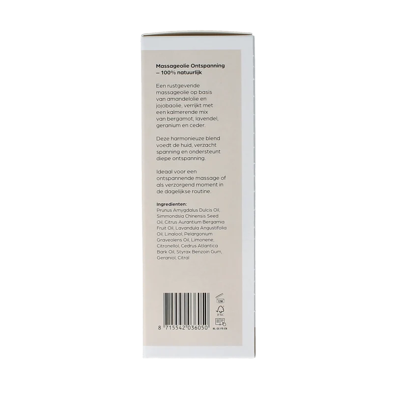 Volatile Massageolie ontspanning glas met pomp 100.00 Milliliter