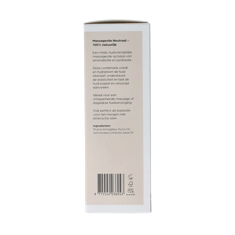 Volatile Massageolie neutral glas met pomp 100.00 Milliliter