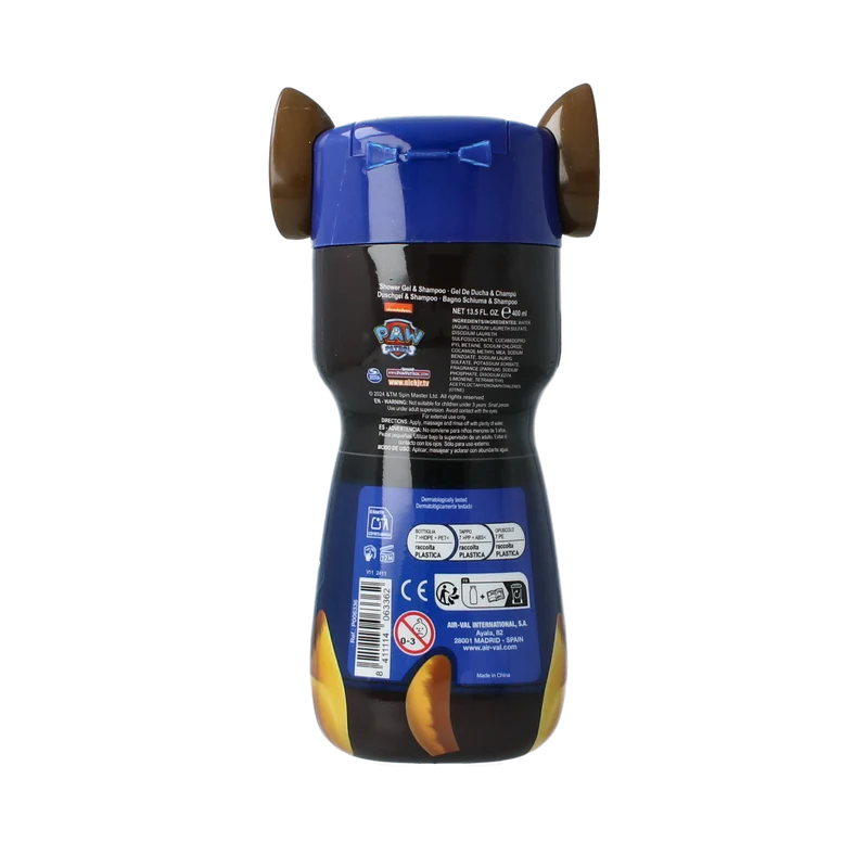 Air-Val Paw patrol showergel chase 2d 400.00 Milliliter