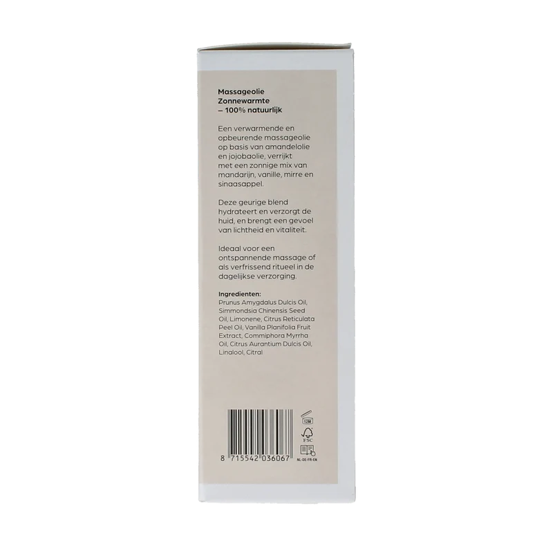 Volatile Massageolie zonnewarmte glas met pomp 100.00 Milliliter