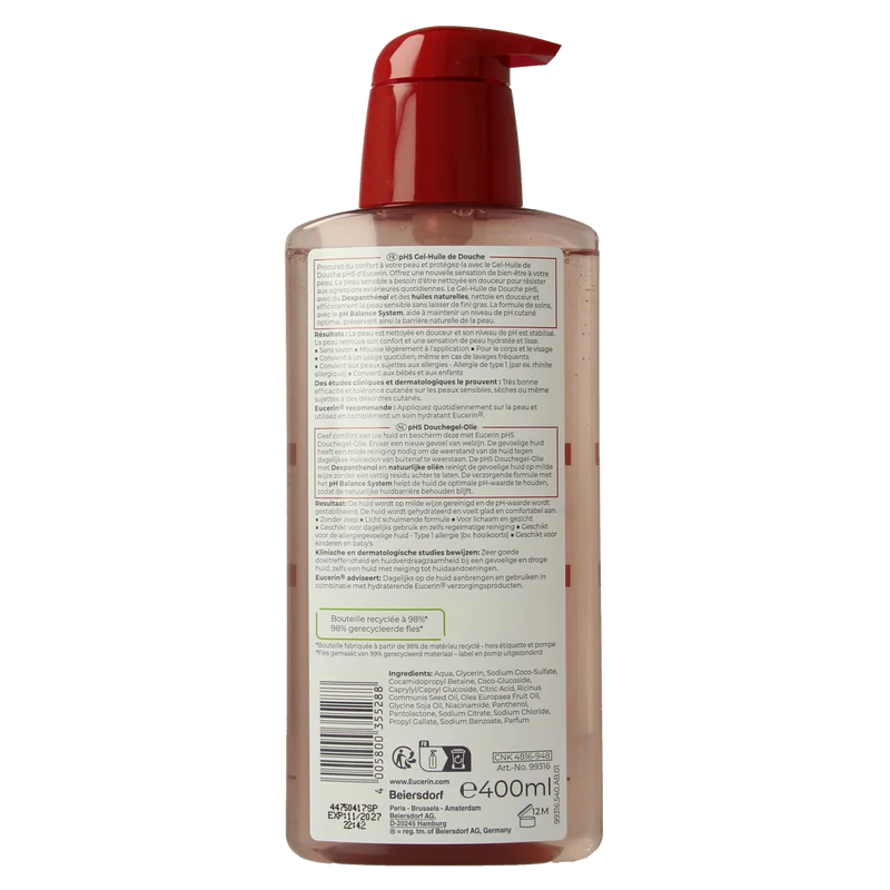 Eucerin PH5 douchegel 400.00 Milliliter