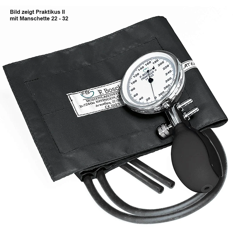 Bosch Prakticus II Blutdruckmessgerät Ø 68 mm 2-Schlauch kpl. im Etui