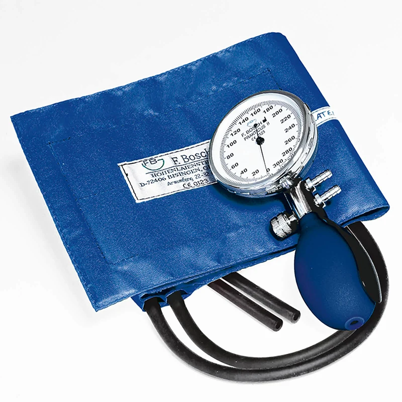 Bosch Prakticus II Blutdruckmessgerät Ø 68 mm 2-Schlauch kpl. im Etui
