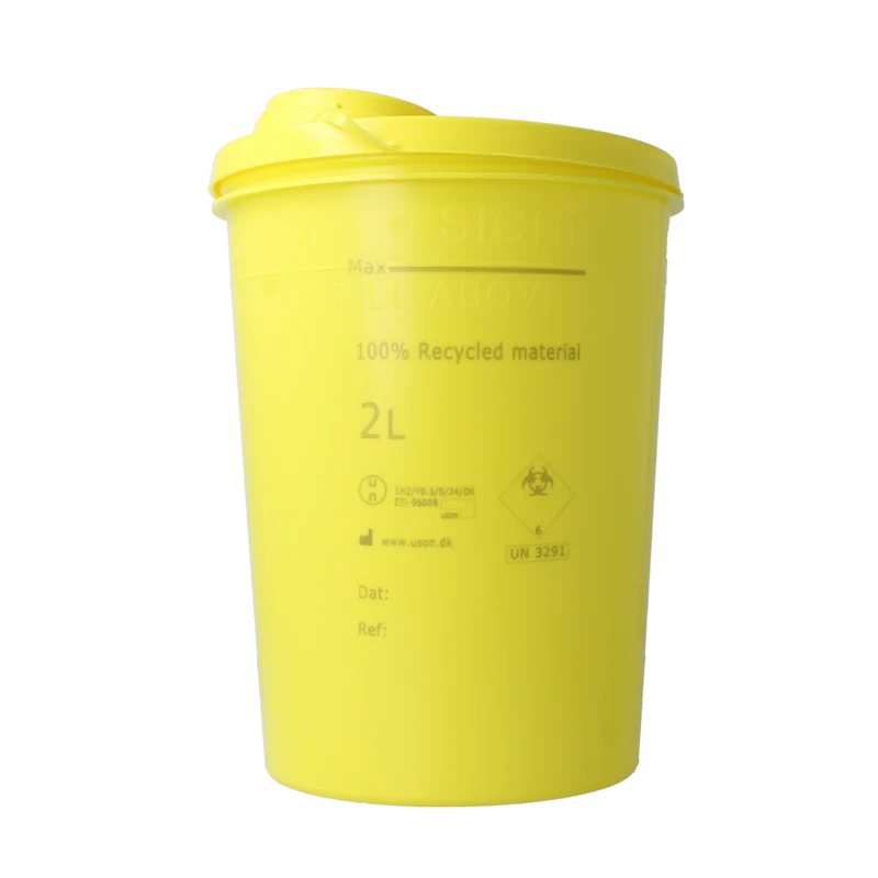 Blockland Naalden container large geel 2.00 Liter