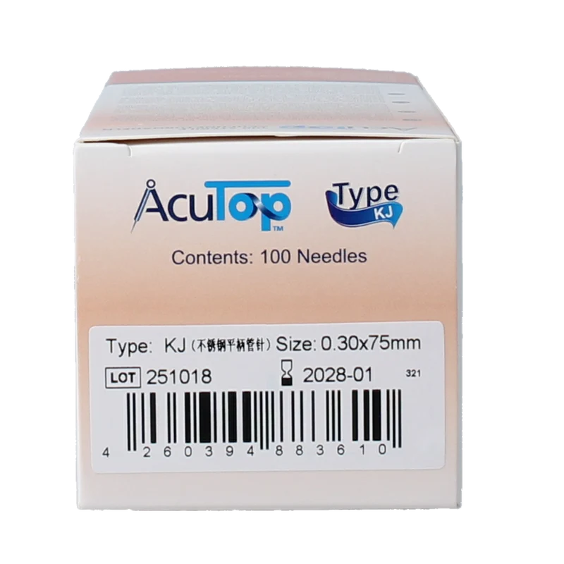 AcuTop KJ-T dry needle naald 0.30 x 75mm 100.00 Stuks