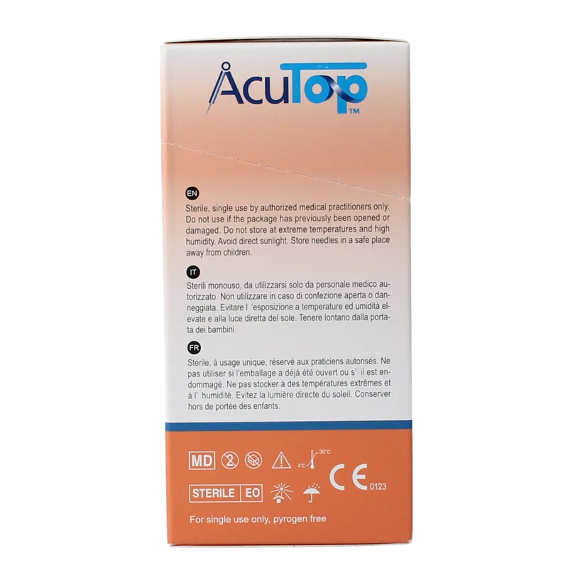 AcuTop KJ-T dry needle naald 0.30 x 50mm 100.00 Stuks