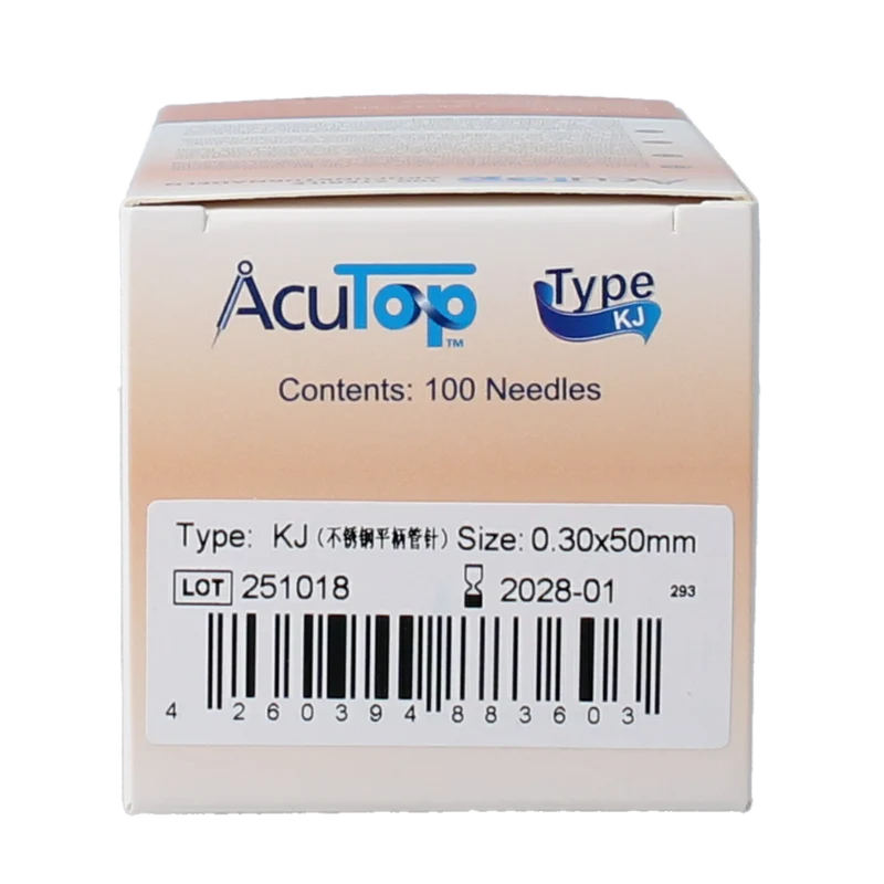 AcuTop KJ-T dry needle naald 0.30 x 50mm 100.00 Stuks