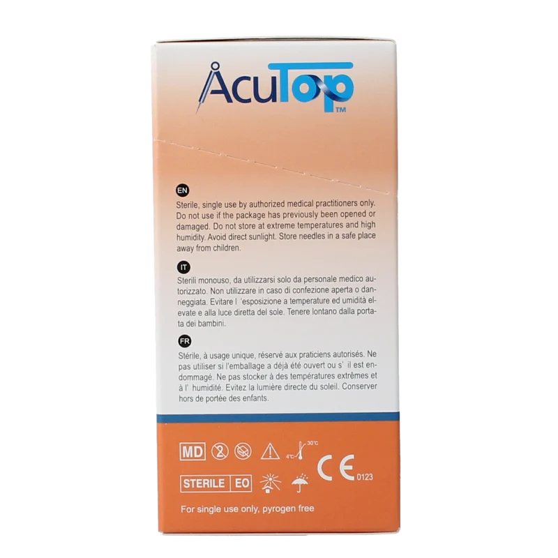 AcuTop KJ-T dry needle naald 0.30 x 40mm 100.00 Stuks