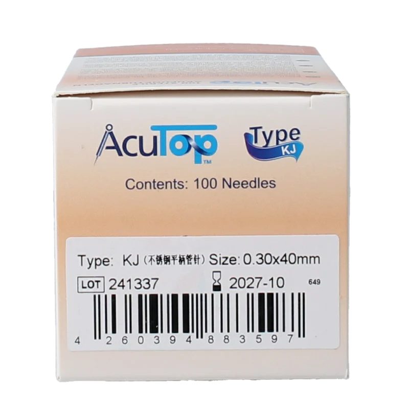 AcuTop KJ-T dry needle naald 0.30 x 40mm 100.00 Stuks