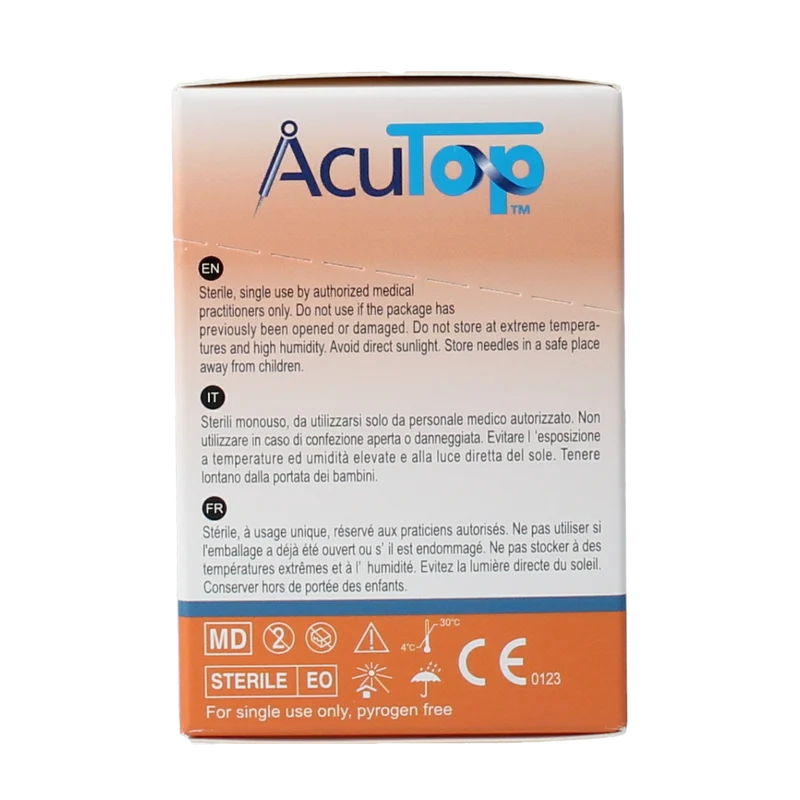 AcuTop KJ-T dry needle naald 0.25 x 30mm 100.00 Stuks