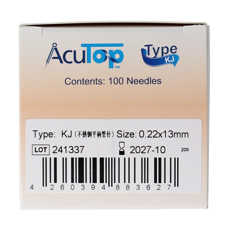AcuTop KJ-T dry needle naald 0.22 x 13mm 100.00 Stuks