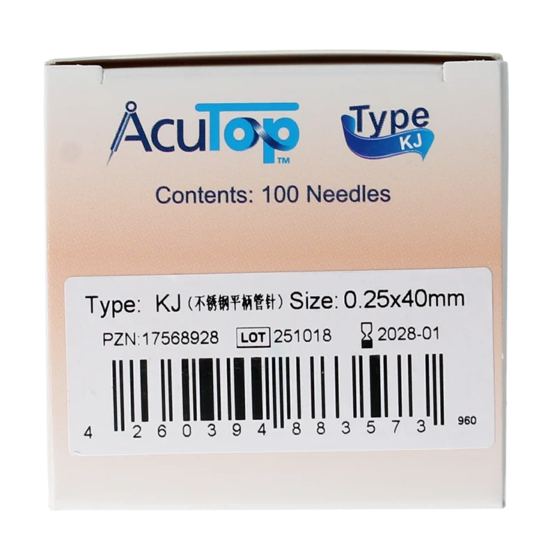 AcuTop KJ-T dry needle naald 0.25 x 40mm 100.00 Stuks