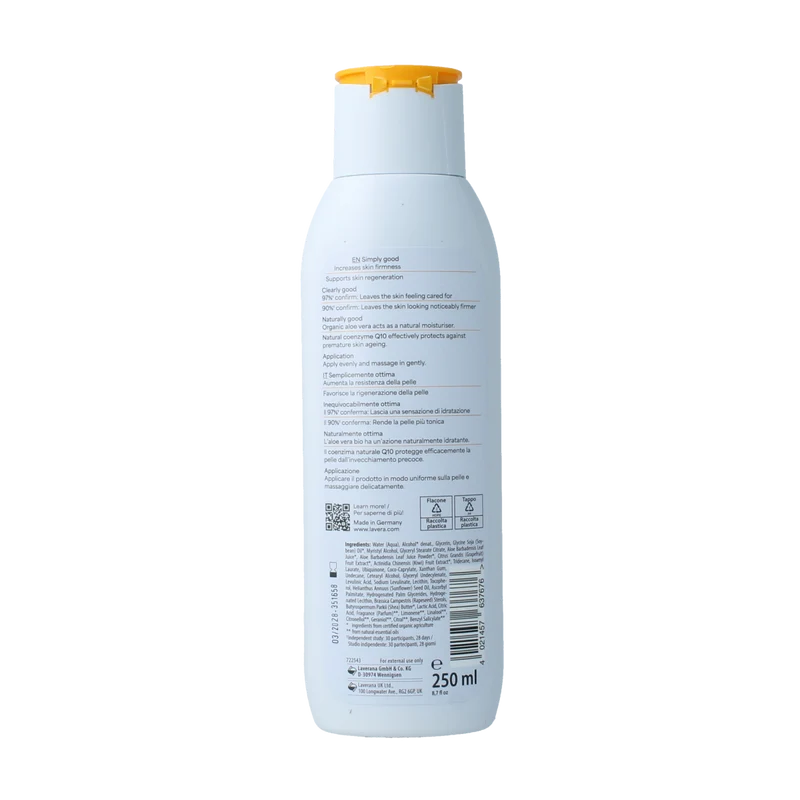 Lavera Basis Sensitiv bodylotion firming bio EN-IT 250.00 Milliliter