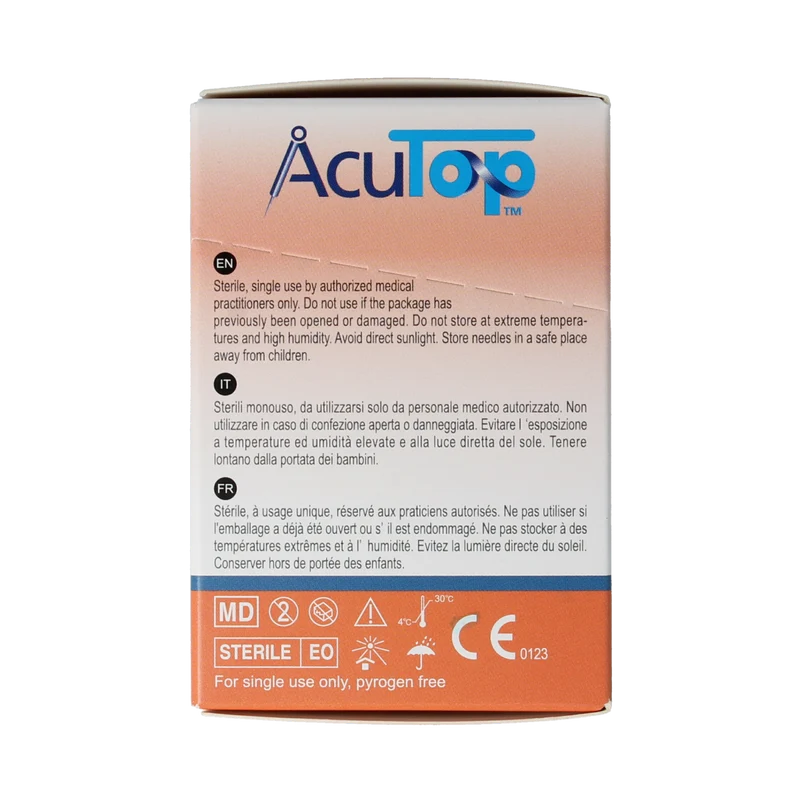 AcuTop KJ-T dry needle naald 0.16 x 30mm 100.00 Stuks