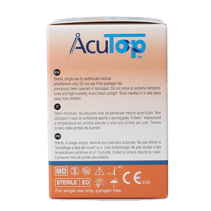 AcuTop KJ-T dry needle naald 0.25 x 25mm 100.00 Stuks