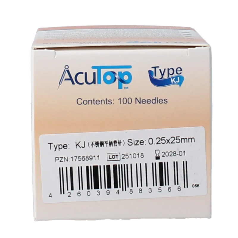 AcuTop KJ-T dry needle naald 0.25 x 25mm 100.00 Stuks
