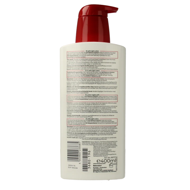 Eucerin PH5 light lotion 400.00 Milliliter