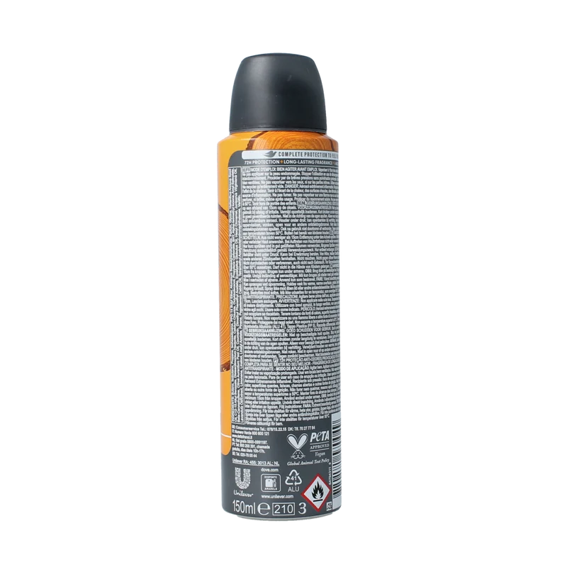 Dove Men+ care deodorant sandalwood /vanilla 150.00 Milliliter