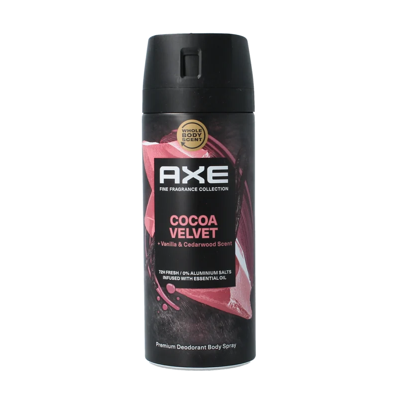 AXE Deodorant bodyspray cocoa velvet 150.00 Milliliter