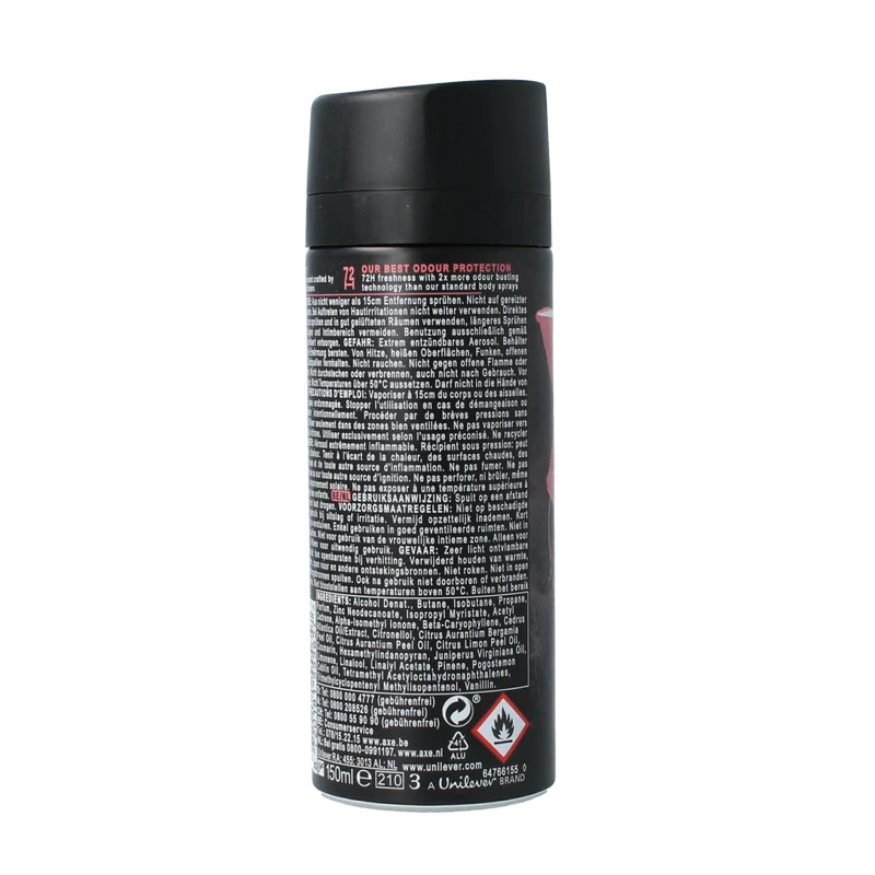 AXE Deodorant bodyspray cocoa velvet 150.00 Milliliter