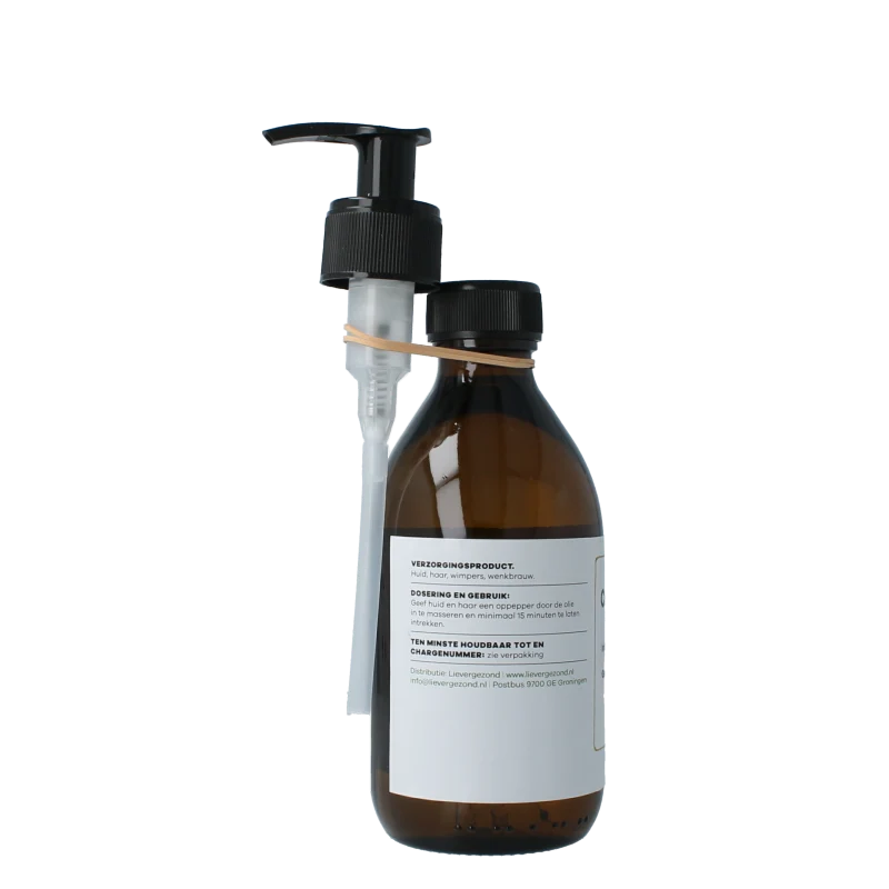 Liever Gezond Castor olie wonderolie 200 Milliliter