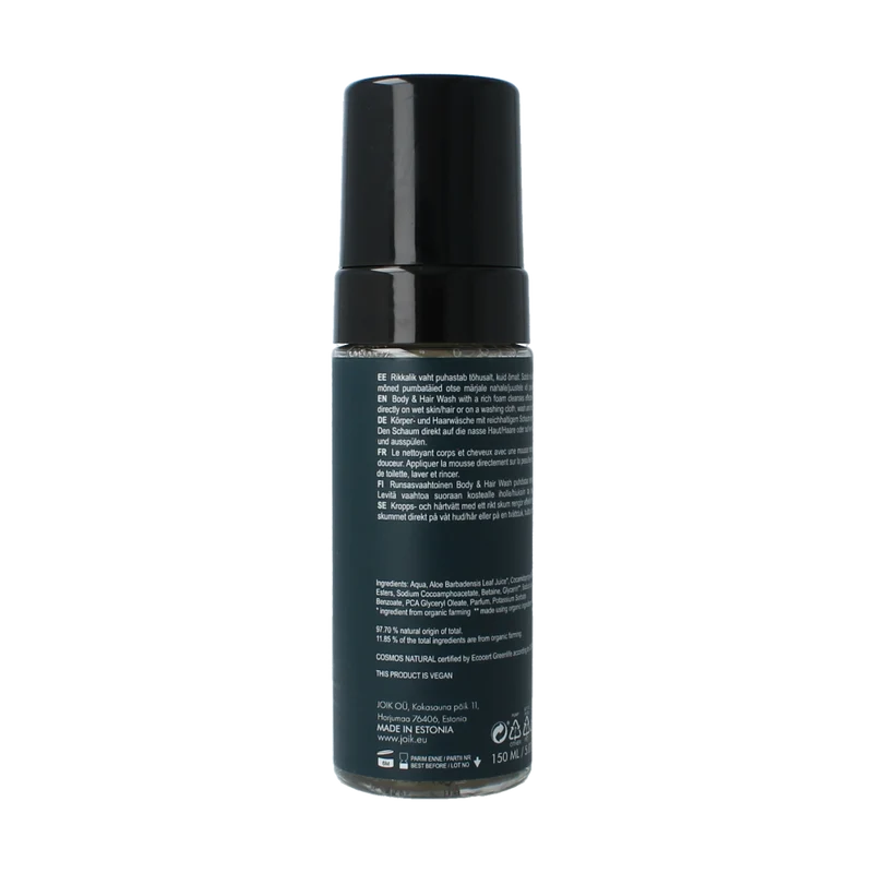 Joik Organics Men body & hair wash 150.00 Milliliter