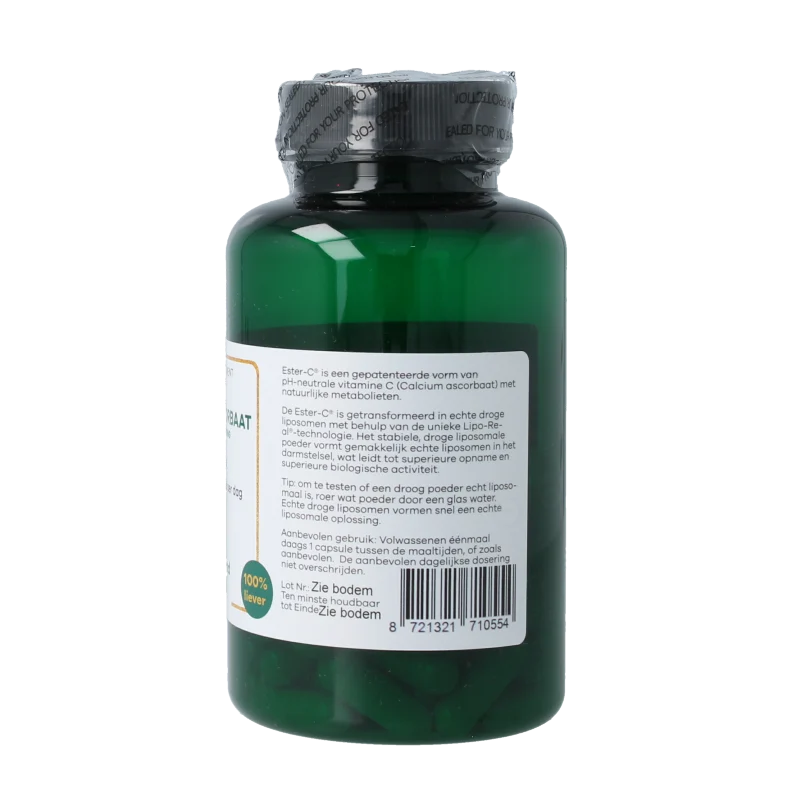 Liever Gezond Calcium ascorbaat liposomaal strong 60 Vegetarische capsules