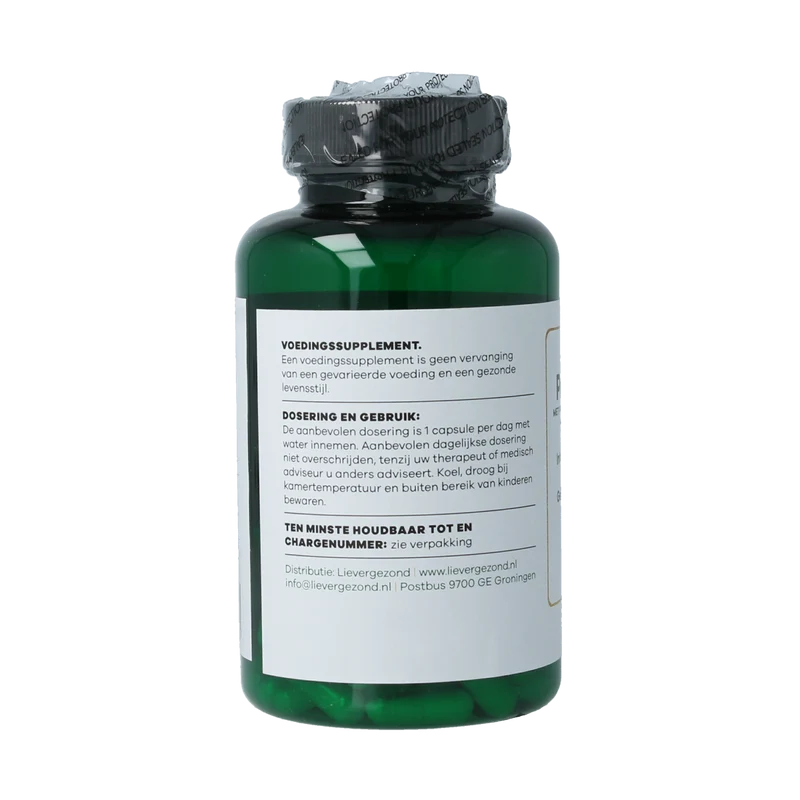 Liever Gezond Probiotica met prebiotica gember 60.00 Vegetarische capsules