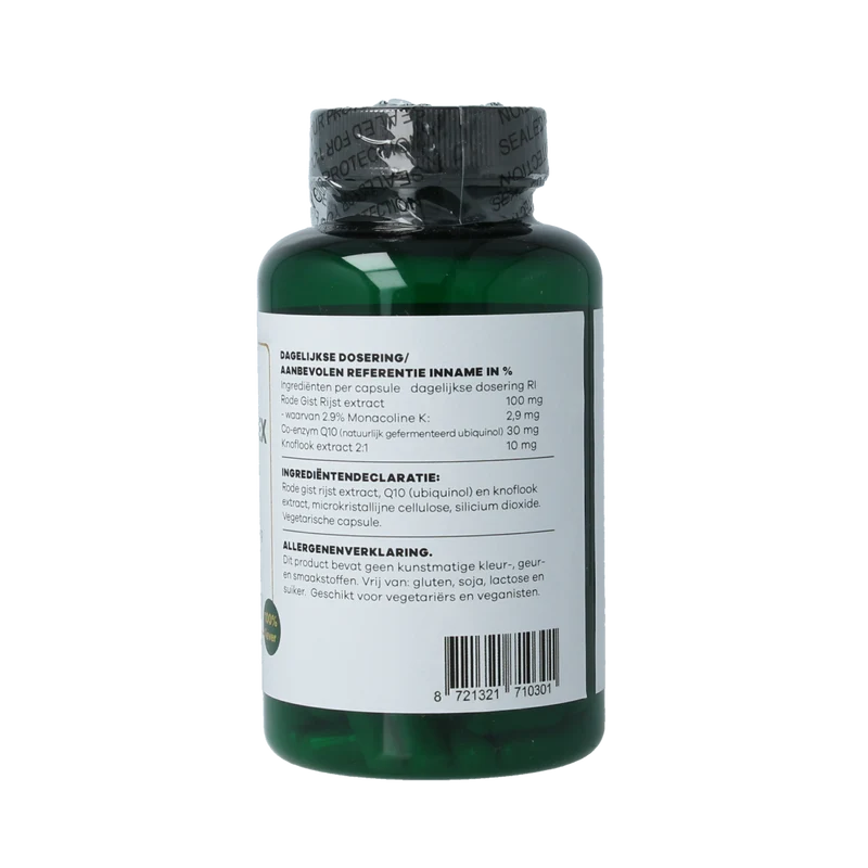 Liever Gezond Rode gist rijst complex Q10 60.00 Vegetarische capsules