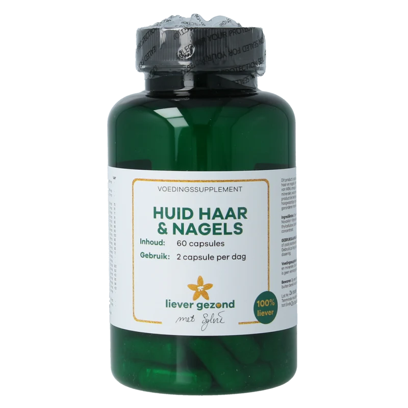 Liever Gezond Huid haar nagels 60.00 Vegetarische capsules