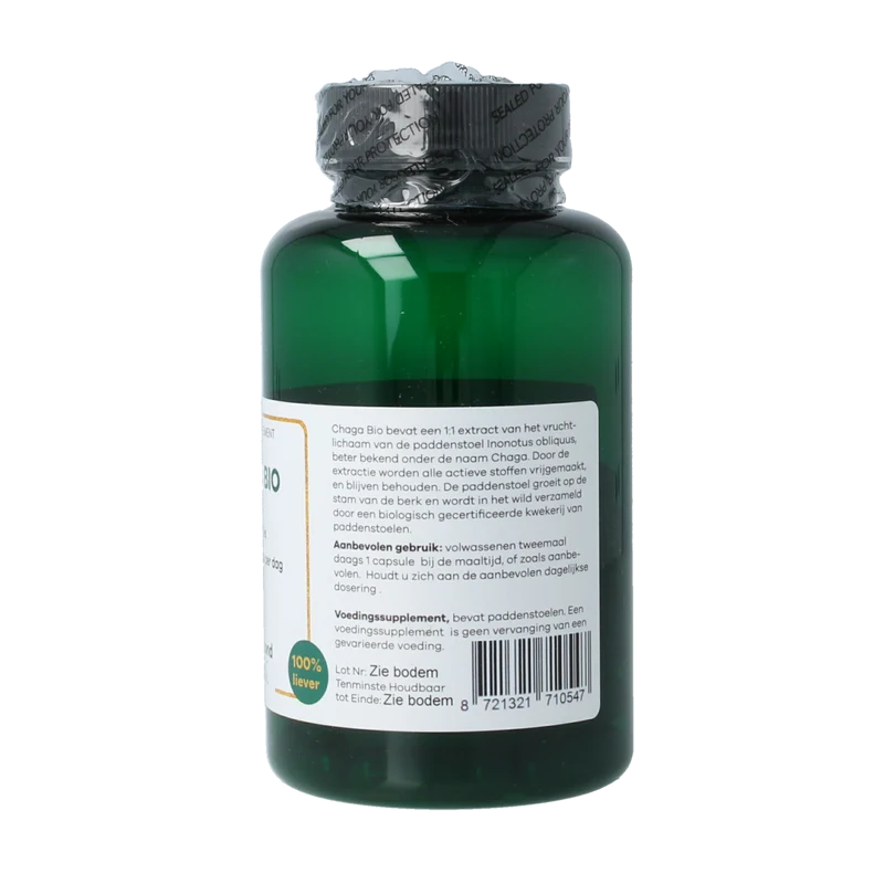 Liever Gezond Chaga 400mg vegan bio 60.00 Vegetarische capsules