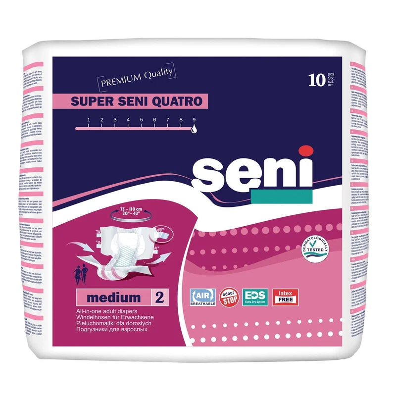 TZMO Super Seni Quatro Windelhose 10 Stück