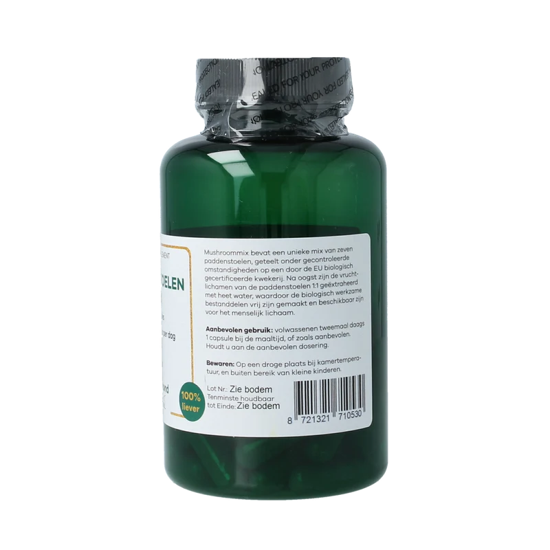 Liever Gezond Paddenstoelenmix 525mg bio 60.00 Vegetarische capsules