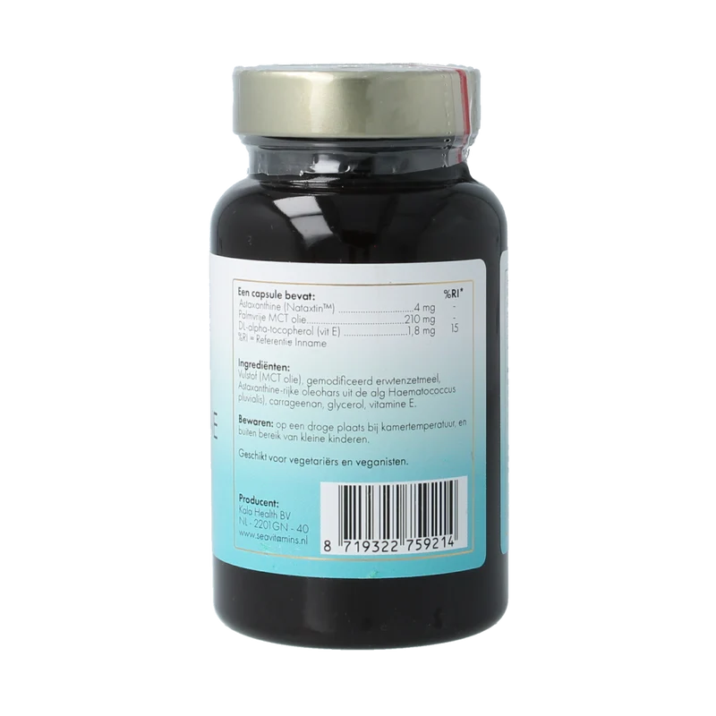 Sea Vitamins Astaxanthine vegan 90.00 Vegetarische capsules