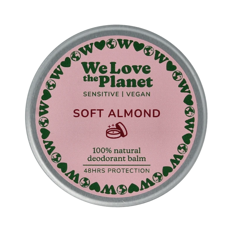 We Love The Planet Deodorant balm soft almond sensitive vegan 35.00 Gram