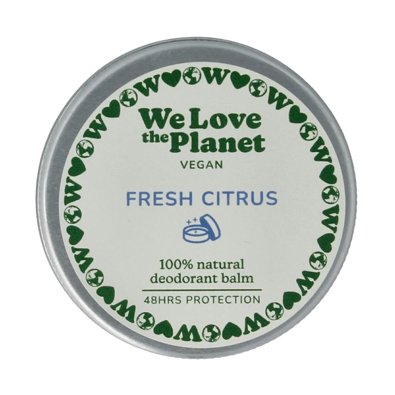 We Love The Planet Deodorant balm fresh citrus vegan 35.00 Gram