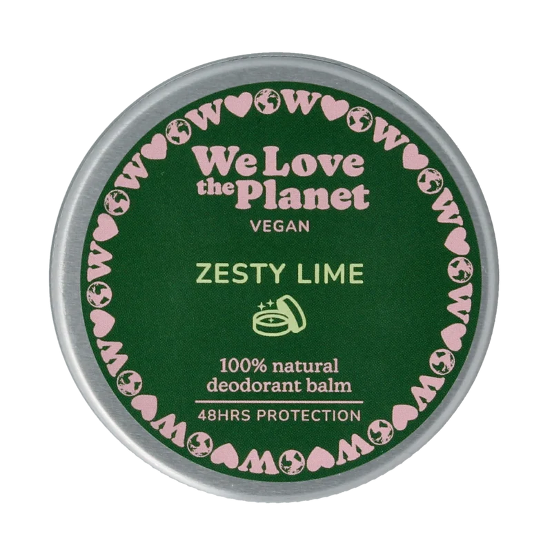 We Love The Planet Deodorant balm zesty lime vegan 35.00 Gram