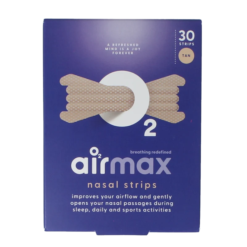 Airmax Nasal strips tan 30.00 Stuks