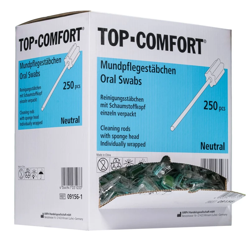 AMPri Med-Comfort Mundpflegestäbchen 250 Stück