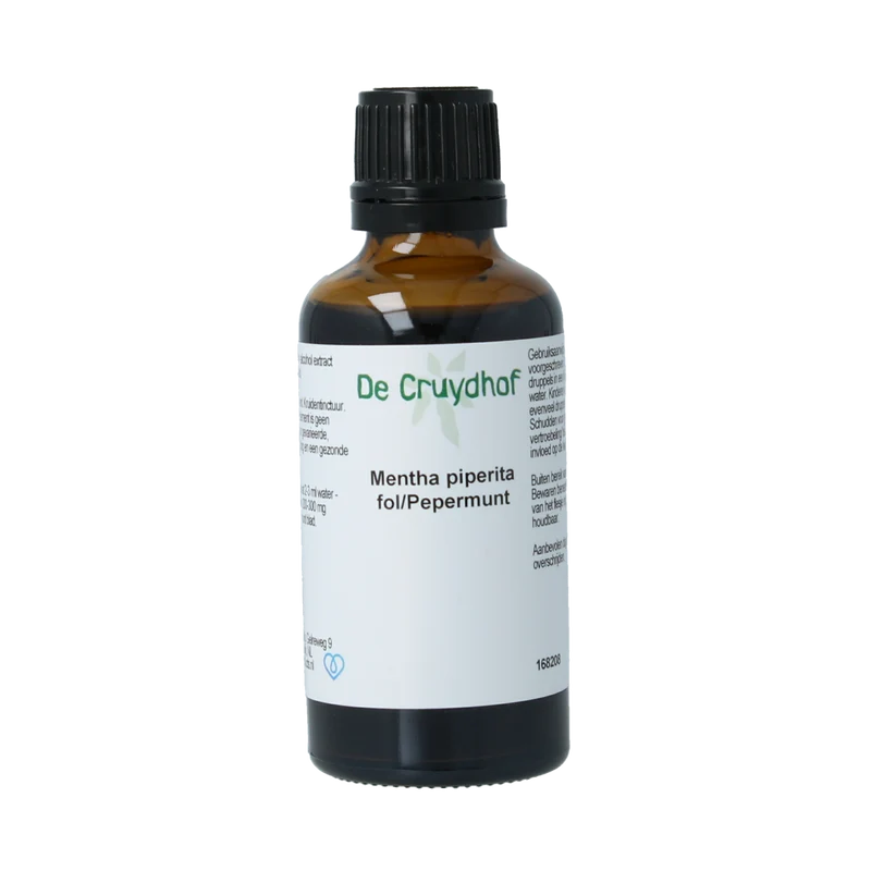 Cruydhof Mentha piperita / pepermunt tinctuur 50.00 Milliliter