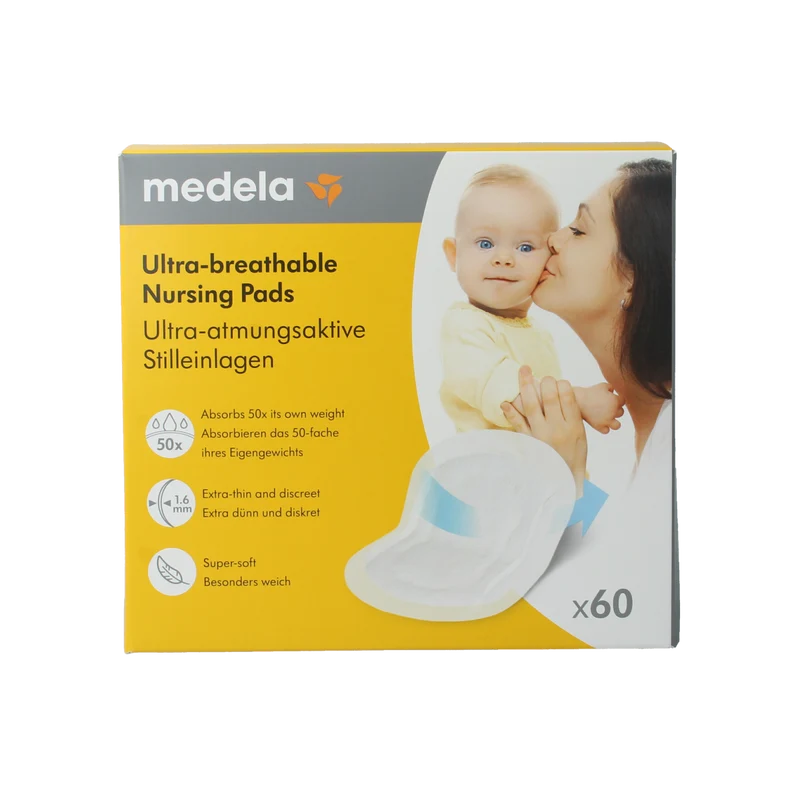 Medela Zoogcompressen ultra ademend 60.00 Stuks