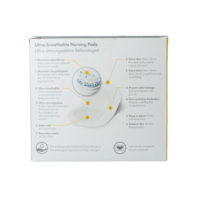 Medela Zoogcompressen ultra ademend 60.00 Stuks
